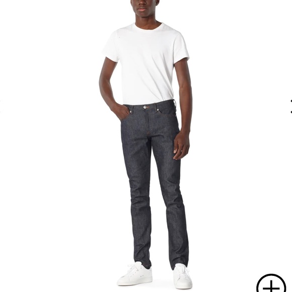 A.P.C. Other - A.P.C. Petit New Standard Unisex fitted jeans button fly in Raw dark Indigo 30
